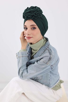 کلاه شنای حجاب سبز زنانه Aisha