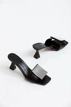 دمپائی مشکی زنانه چرم مصنوعی marinarosse - کد 863424950