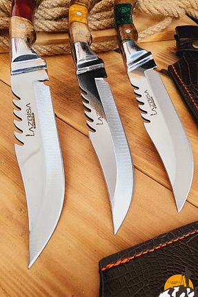 اکسسوری چاقو و قمه قهوه ای LAZBİSA - کد 863525773
