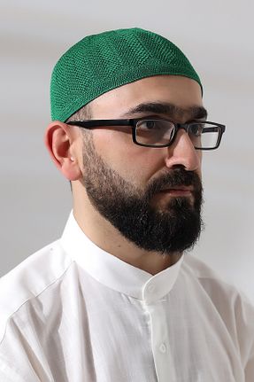کلاه پشمی سبز مردانه پلی استر ihvanonline - کد 863421759