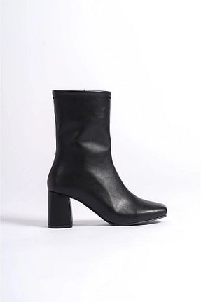 بوت / نیم بوت مشکی زنانه چرم مصنوعی Entella Store - کد 760468013