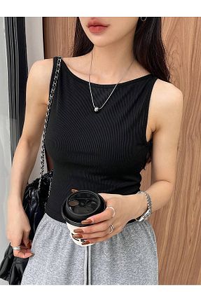 بلوز مشکی زنانه ساده Liona - کد 863455080