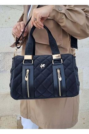 کیف دوشی مشکی زنانه چرم مصنوعی Just Polo - کد 848926371