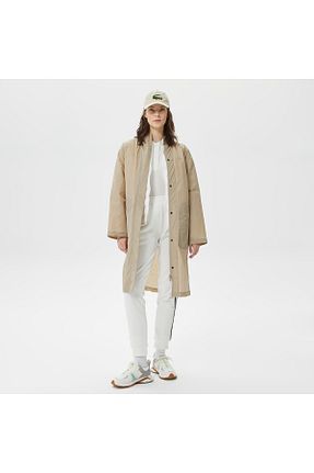 کاپشن بژ زنانه رگولار Lacoste - کد 701530767