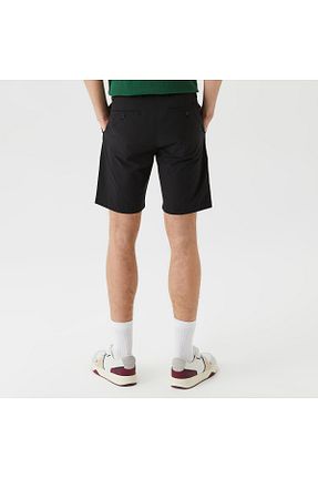 شلوارک و برمودا مشکی مردانه اسلیم فیت Lacoste - کد 701497796