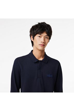 پولوشرت سرمه ای مردانه %100 پنبه Lacoste - کد 769600525