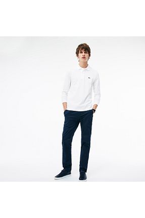 سوئیشرت سفید مردانه ساده Lacoste - کد 3009933