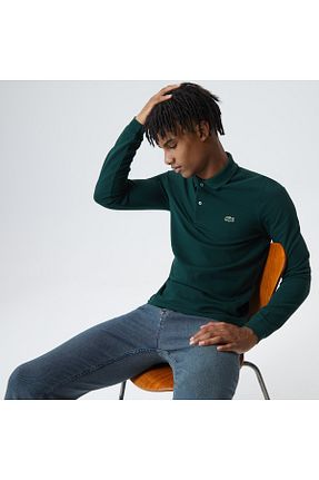 سوئیشرت سبز مردانه ساده Lacoste - کد 32091071