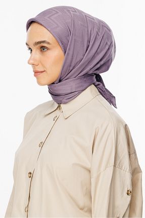 روسری بنفش پنبه ای Mooncorn - کد 863585661