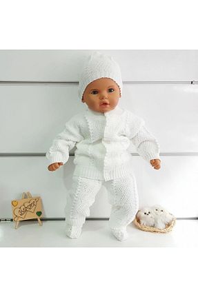 ست نوزادی سفید بچه گانه bebegen - کد 45649200