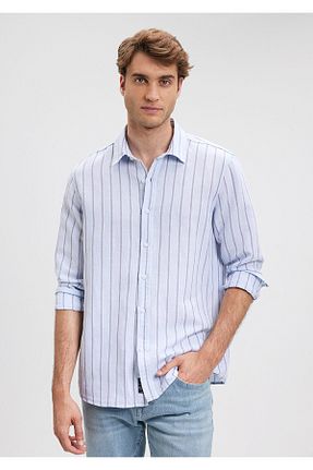 پیراهن آبی مردانه اسلیم فیت Mavi - کد 836454396