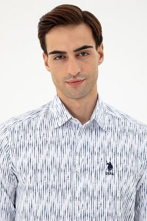 پیراهن سفید مردانه رگولار U.S. Polo Assn. - کد 862476541