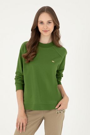 سوئیشرت سبز زنانه ساده U.S. Polo Assn. - کد 862441004