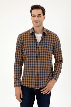 پیراهن زرد مردانه یقه پیراهنی U.S. Polo Assn. - کد 862465414