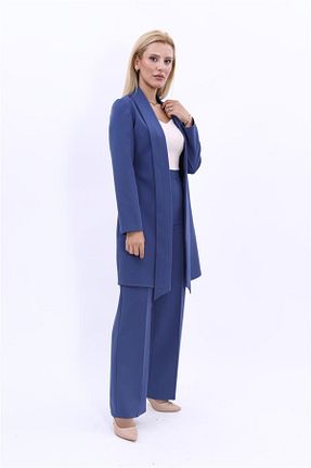 ست بالاتنه و پائین تنه سرمه ای زنانه بافتنی ÖNDER ÖZSOY - کد 862832515
