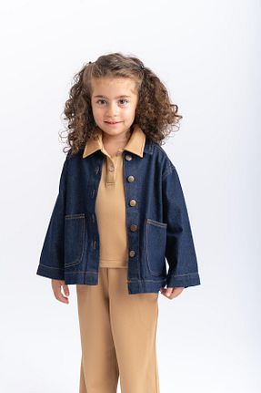 کاپشن آبی بچه گانه رگولار Cigit - کد 861360842