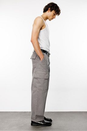 شلوار جین طوسی مردانه پاچه ساده Denim Trip - کد 836256882