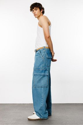شلوار جین سرمه ای مردانه پاچه لوله تفنگی Denim Trip - کد 836257265