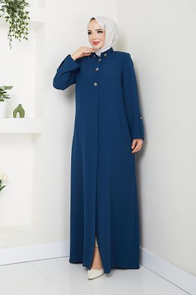 کلاه و ابایا سرمه ای زنانه پنبه پلی استر Günay Karaca - کد 862528360