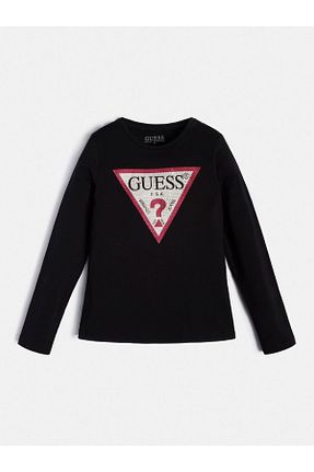 سوئیشرت مشکی بچه گانه ساده Guess - کد 862529949