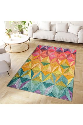 فرش رنگی قابل شستشو Rugs Modern Halı - کد 862506041
