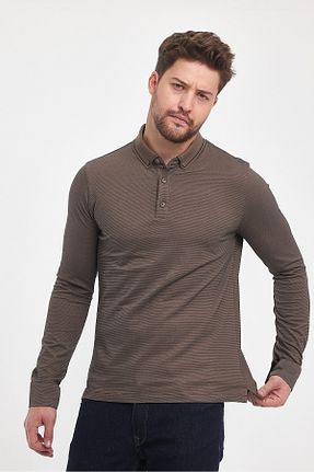 سوئیشرت قهوه ای مردانه ساده ENQUE - کد 862508685