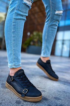 کفش کژوال مشکی مردانه پاشنه کوتاه (1 - 4 سانتی متر) Deridün Yıldız Shoes - کد 904112012