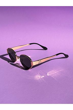 عینک آفتابی طلائی زنانه UV400 BRILLIAEYEWEAR - کد 862568981