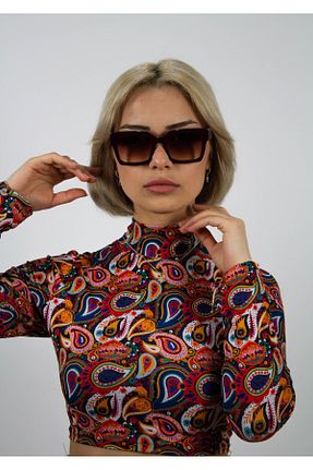 عینک آفتابی صورتی زنانه UV400 Karl Lagerfeld - کد 673597022