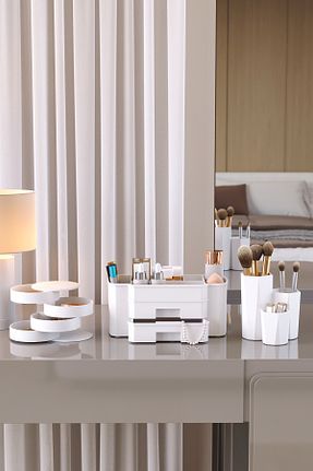 نظم دهنده جواهرات و آرایش فیروزه ای پلاستیک Pufwin Home - کد 164577194