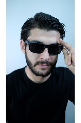 عینک آفتابی مشکی مردانه UV400 De Valentini - کد 269632719