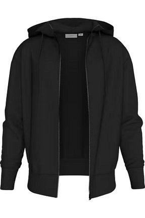 سوئیشرت مشکی مردانه Saç Örgü Calvin Klein - کد 862578674