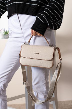 کیف دستی بژ زنانه سایز متوسط Just Polo - کد 862571327