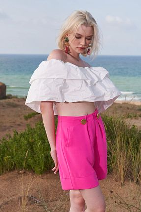شلوارک و برمودا صورتی زنانه A-Form فیت Las Ropas Boutique - کد 851205963
