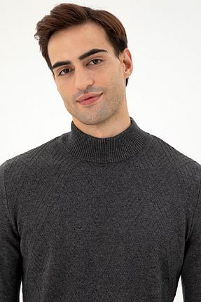 پلیور طوسی مردانه ساده U.S. Polo Assn. - کد 863060265