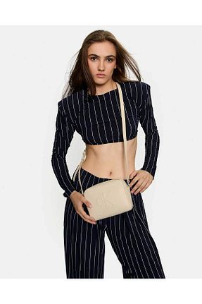 کیف دوشی سفید زنانه پلی اورتان Calvin Klein - کد 854399378