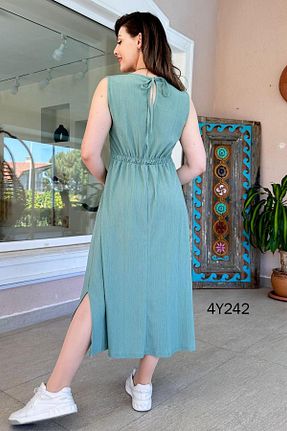 لباس سبز زنانه بافتنی İnce Topuk - کد 848591600