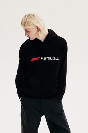 سوئیشرت مشکی مردانه چاپی H&M - کد 858375083