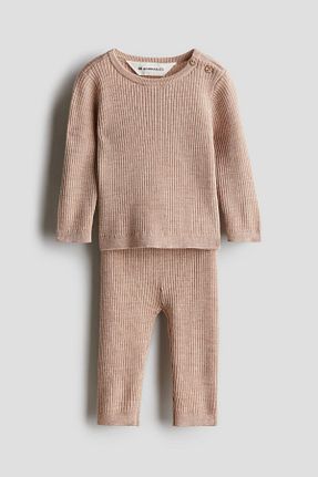 سوئیشرت بژ بچه گانه ساده H&M - کد 862599821