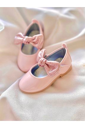 بابت صورتی بچه گانه چرم لاکی Görkem bebe ayakkabı ve tekstil - کد 862426876