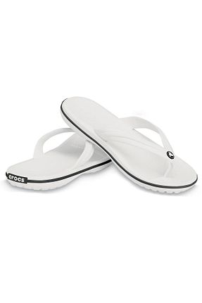 دمپائی سفید زنانه پارچه ای Crocs - کد 289826031