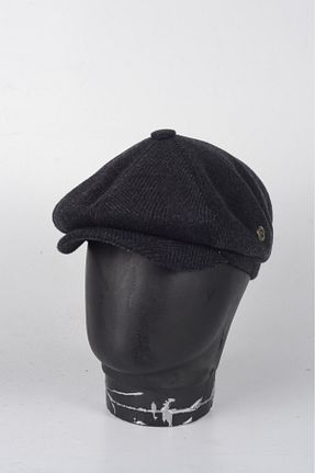 کلاه طوسی مردانه پشمی Armalı Şapka - کد 862605469