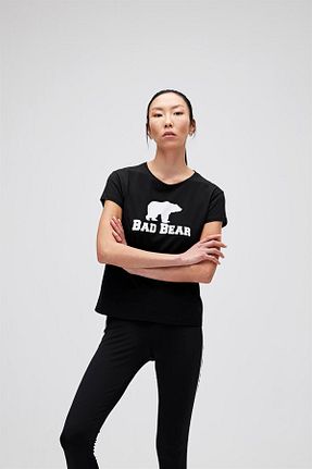 تیشرت مشکی زنانه A-Form فیت Bad Bear - کد 89204560