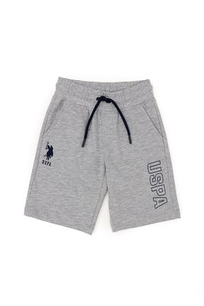شلوارک و برمودا طوسی بچه گانه رگولار U.S. Polo Assn. - کد 832938027