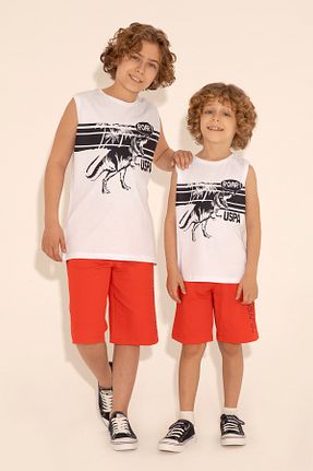 شلوارک و برمودا قرمز بچه گانه رگولار U.S. Polo Assn. - کد 832940940