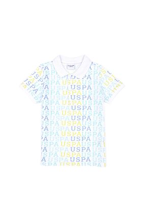 پولوشرت سفید بچه گانه %100 پنبه U.S. Polo Assn. - کد 830419706