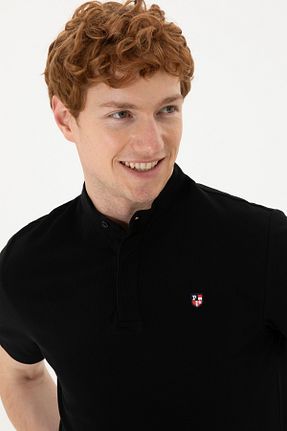 پولوشرت مشکی مردانه %100 پنبه U.S. Polo Assn. - کد 287406277