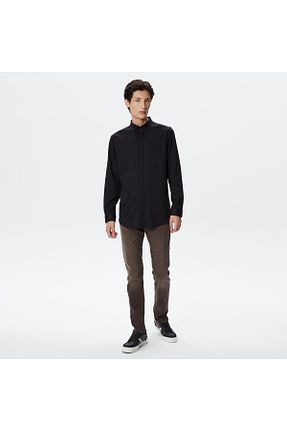شلوار قهوه ای مردانه پنبه ای Lacoste - کد 769546534