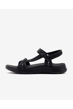 صندل مشکی زنانه پاشنه تخت Skechers - کد 803383413