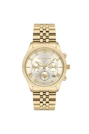 ساعت مچی طلائی زنانه 36-40 میلی متر U.S. Polo Assn. - کد 328009315